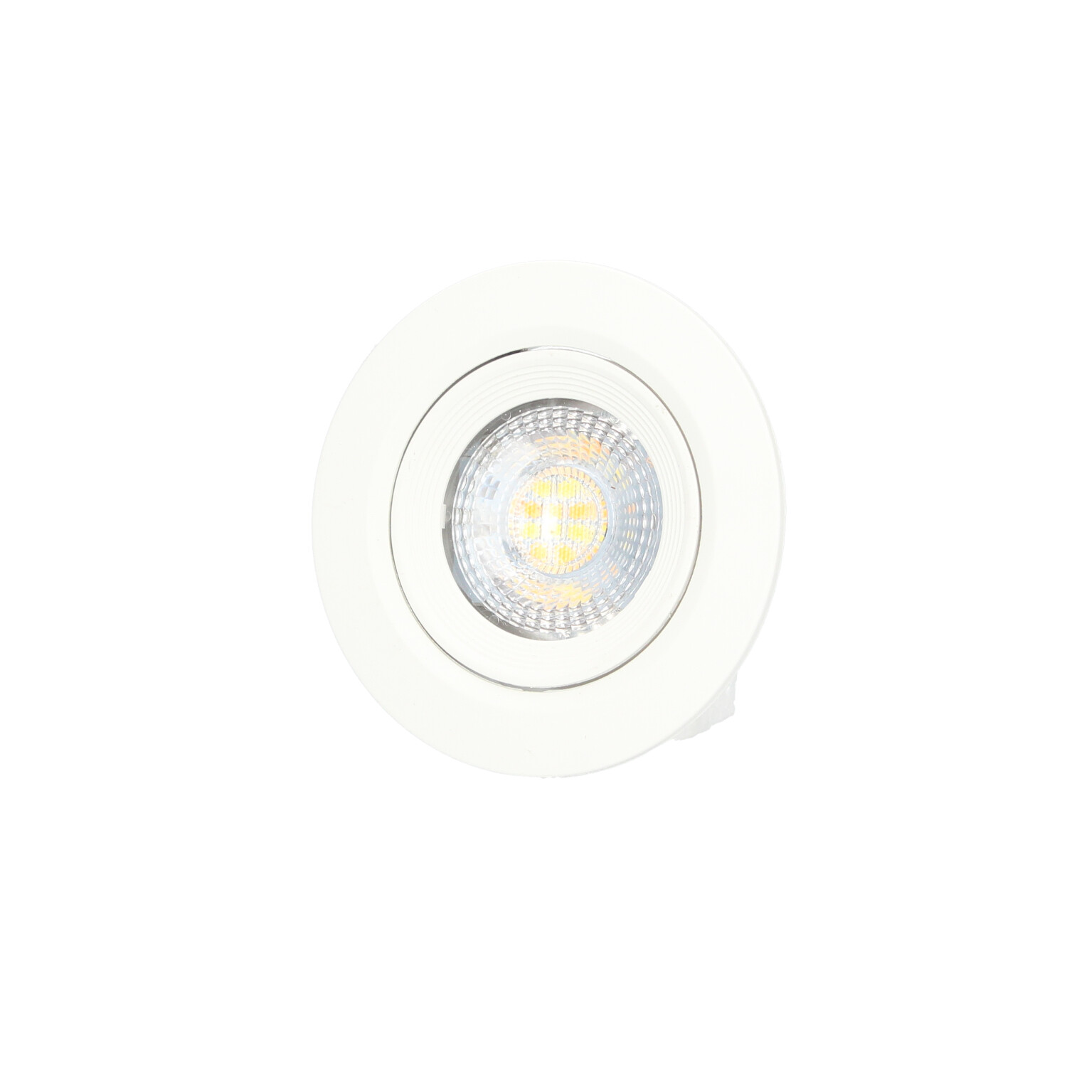 Aro basculante redondo empotrable LED Serie Banok 7W 3000-4000-6500K Blanco