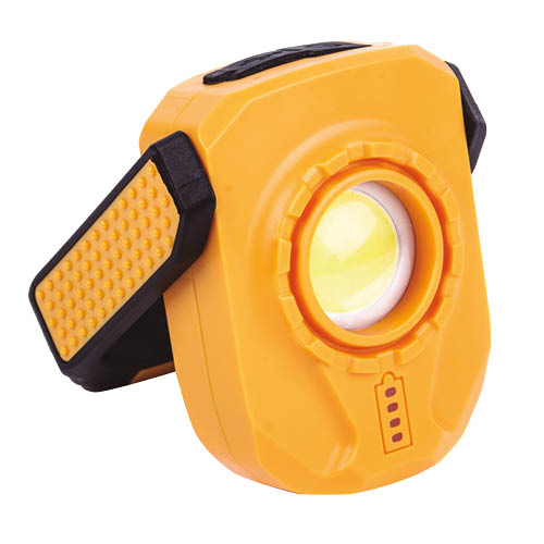 Linterna de trabajo LED COB 6W recargable - 8u caja exp