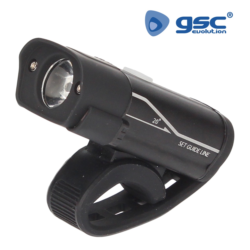 GPX-950 - Luces de bicicleta compatibles con soportes Garmin/Go-Pro, luz  delantera y trasera recargable USB-C para bicicleta de noche, cuarto de  giro