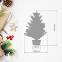 Árbol de navidad Gatel 40cm