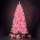 Árbol de navidad artificial Kelo 1,5M 400 ramas Rosa