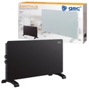 Radiador convector de cristal Zanthus Máx. 2000W Negro