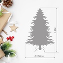 Árbol de navidad artificial nevado Lemper 1,8M 720 ramas