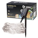 Guirnalda LED solar 10M 8 funciones Luz fría