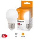 Bombilla LED esférica 6W E27 3000K - Libertina