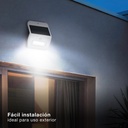 Aplique solar LED Egoda con sensor de movimiento y crepuscular 3W 3000 - 4000 - 6500K Blanco