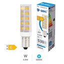 Bombilla LED tubular 4.8W E14 6000K