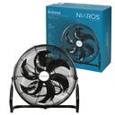 Ventilador metálico de suelo Aidone Ø51cm 90W Negro