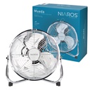 Ventilador metálico de suelo Mueda Ø28cm 50W