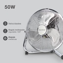 Ventilador metálico de suelo Mueda Ø28cm 50W