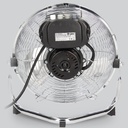 Ventilador metálico de suelo Mueda Ø28cm 50W