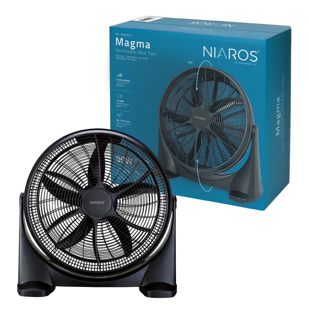 Ventilador Box Fan Magma Ø51cm 90W