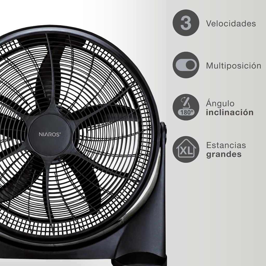 Ventilador Box Fan Magma Ø51cm 90W