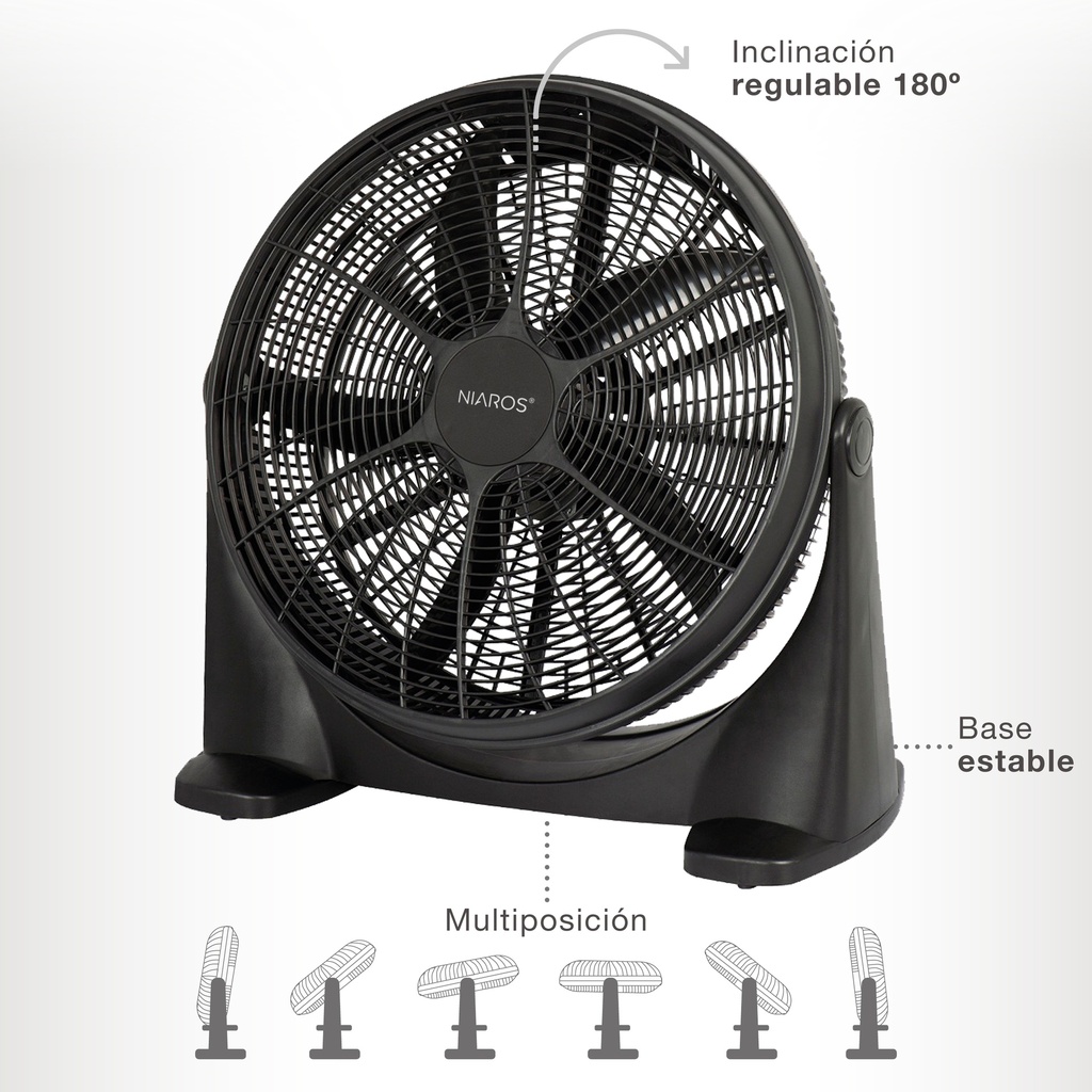 Ventilador Box Fan Magma Ø51cm 90W