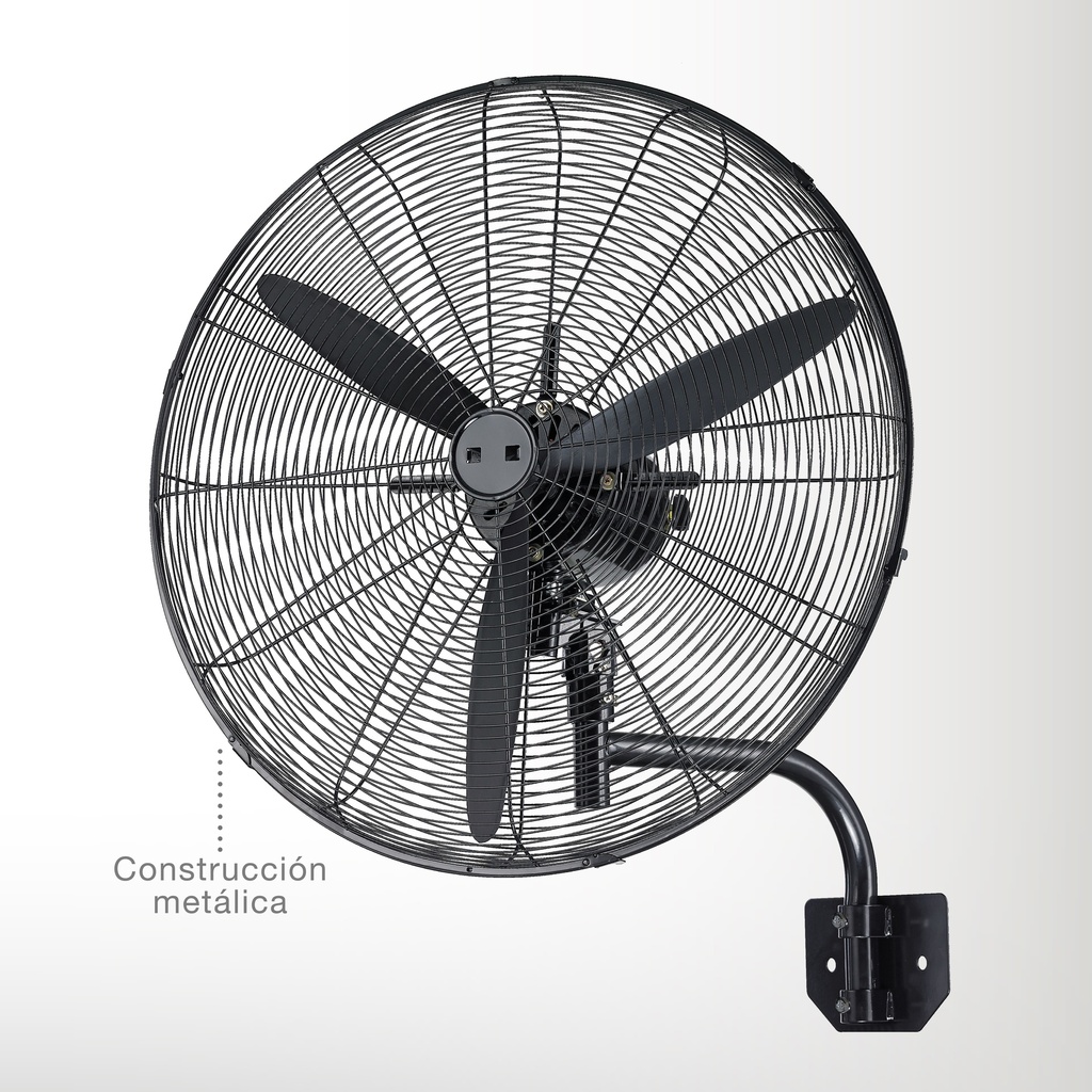 Ventilador de pared Thuwa Ø71cm 200W Negro