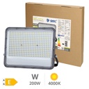 Proyector aluminio LED Belinta 200W 4000K IP65 Negro