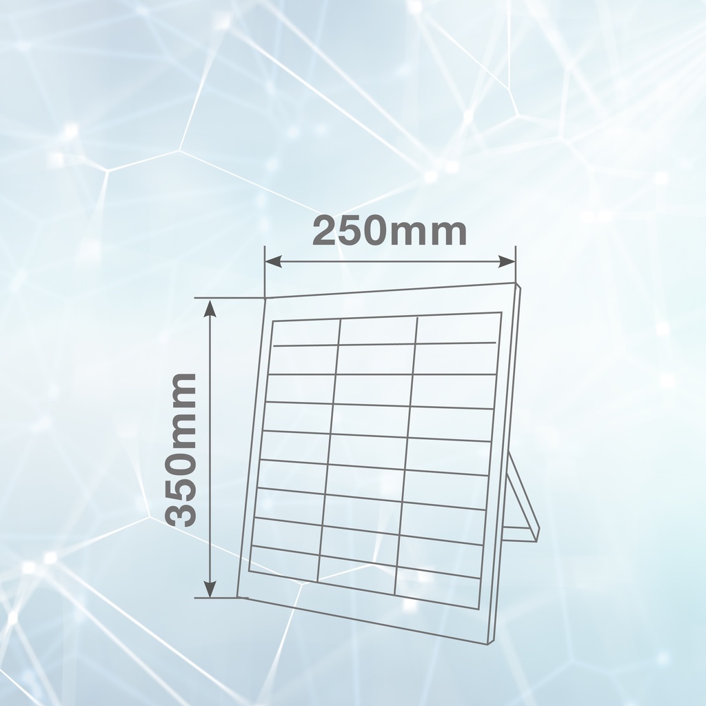 Panel solar 18W 14V para ventiladores Sanluri y Nuoro ref. 300030006 - 300000037