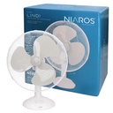 Ventilador sobremesa Lindi Ø43cm 45W Blanco