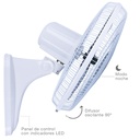 Ventilador de pared Barsi Ø43cm 50W Blanco