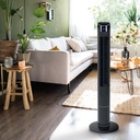 Ventilador de torre Kodima con mando 45W Negro