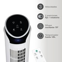 Ventilador de torre Kodima con mando 45W Blanco