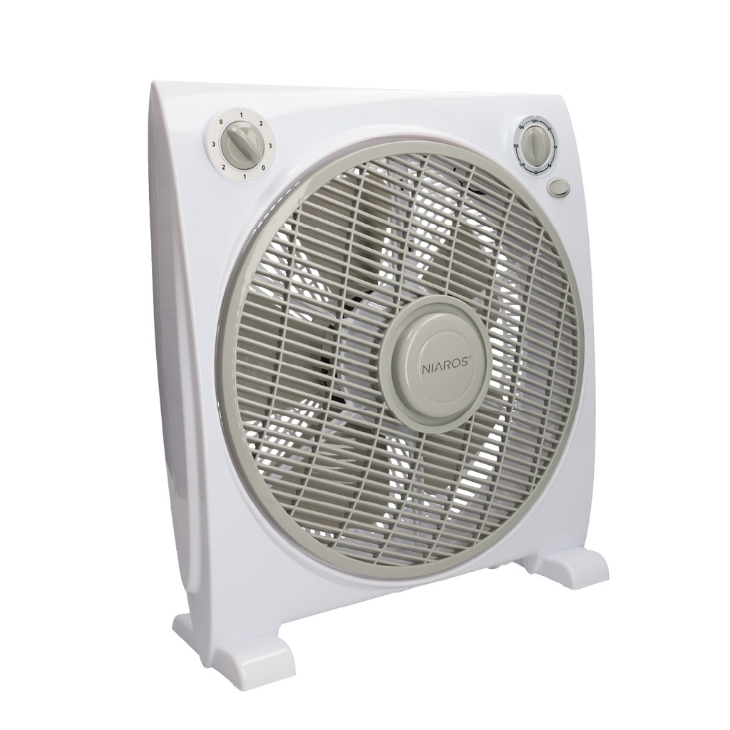 Ventilador Box Fan cuadrado Behda Ø31cm 45W