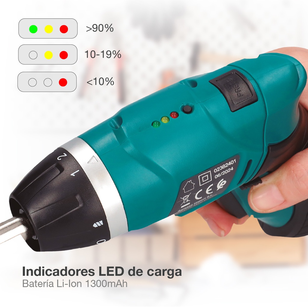 Mini atornillador inalámbrico 3.6V