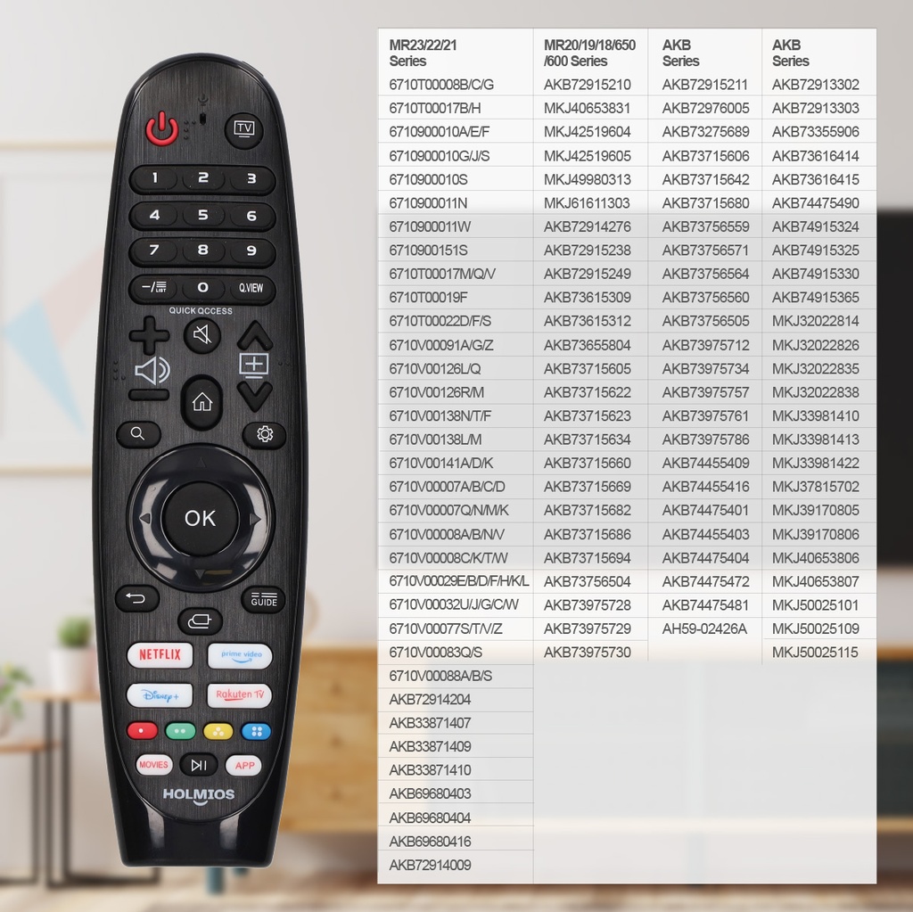 Mando universal para LG Smart TV