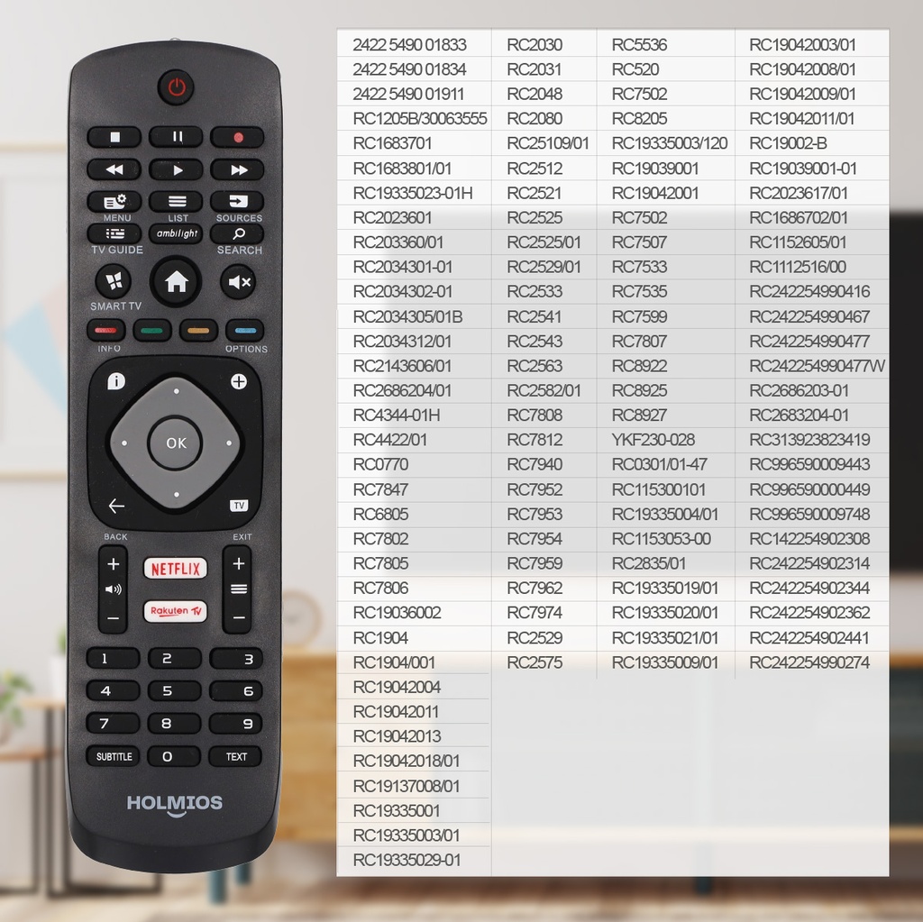 Mando universal para Philips Smart TV