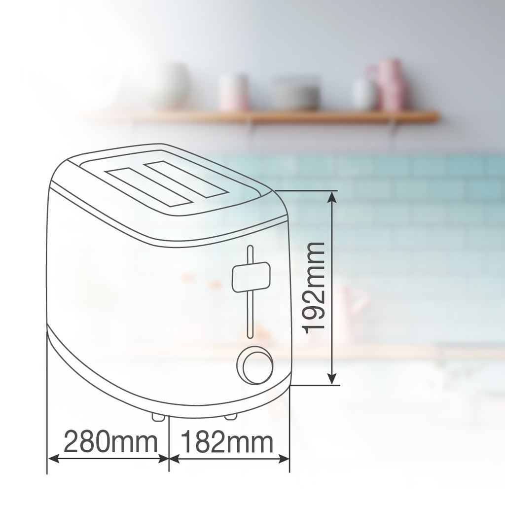 Tostadora Sindae 850W