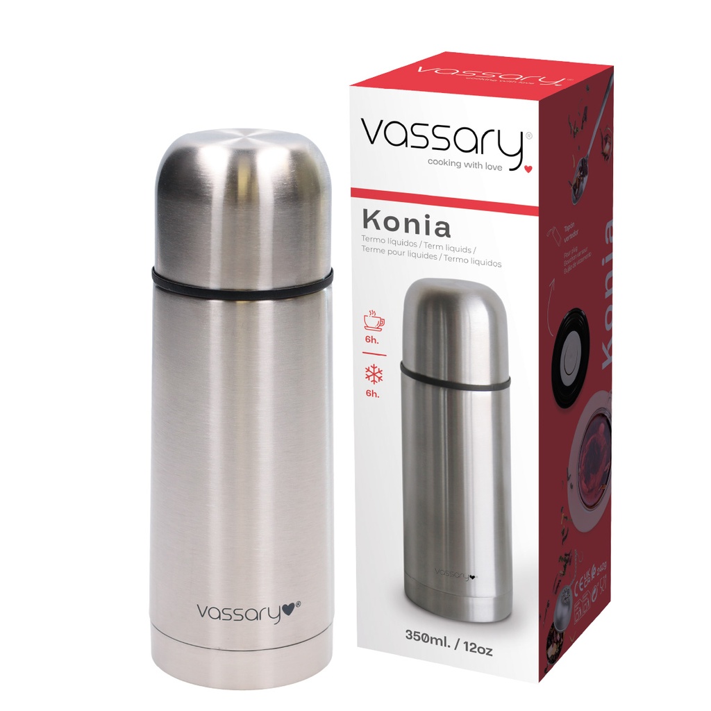 Termo de acero inoxidable Konia 350ml