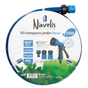 Kit manguera jardín Hisua Ø3/4" 19mm 25M