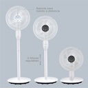 Ventilador de pie Haripal Ø36cm 25W motor DC Blanco