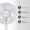 Ventilador de pie Puncha Ø34cm 35W Blanco