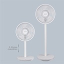 Ventilador de pie Puncha Ø34cm 35W Blanco