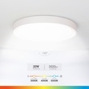 Plafón techo LED Belair 32W 3000-4000-6500K IP44