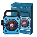 Ventilador de camping Stawell con linterna LED 180lm