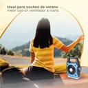 Ventilador de camping Stawell con linterna LED 180lm