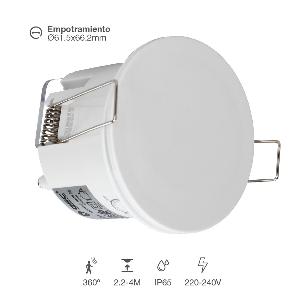 Detector empotrado en techo James Blanco