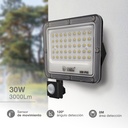 Proyector aluminio LED Belinta con sensor 30W 4000K IP65 Negro