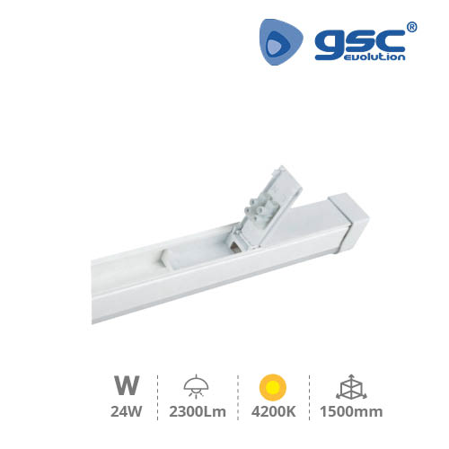 Regleta LED electrónica T8 Kolari 24W 4200K