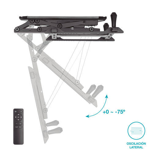 Soporte techo para TV motorizado 32" - 70"