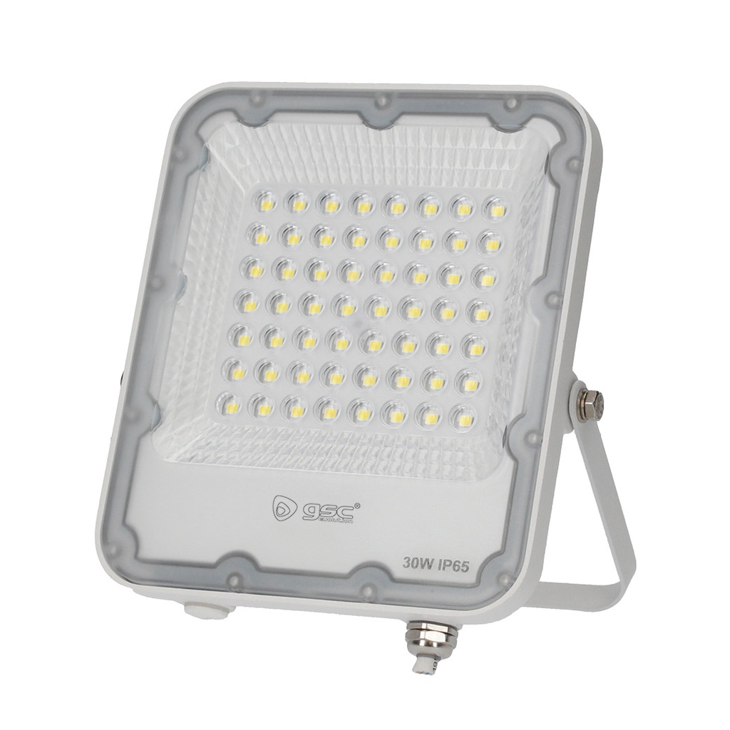 Proyector aluminio LED 30W 6500K IP65 Blanco