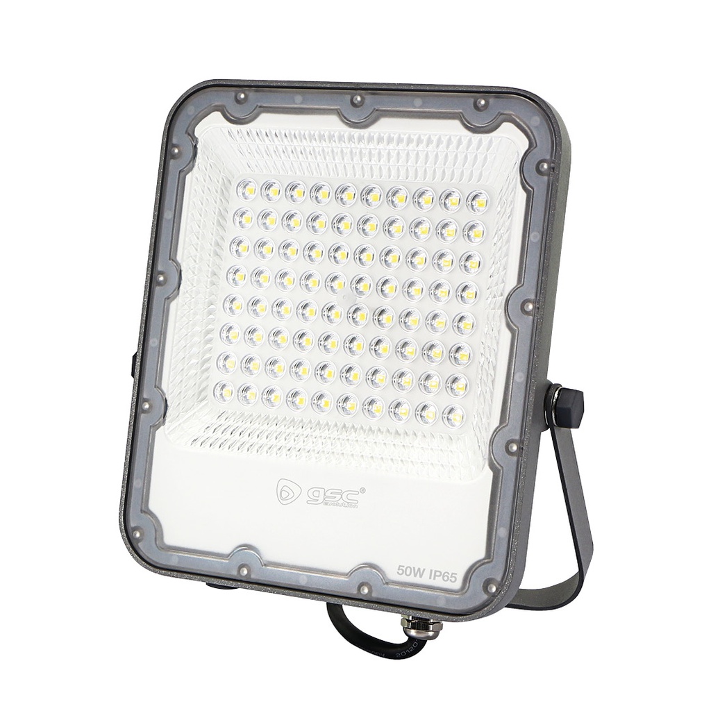 Proyector aluminio LED 50W 4000K IP65 Gris