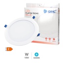 Downlight empotrable LED redondo Belur 18W 6500K Blanco