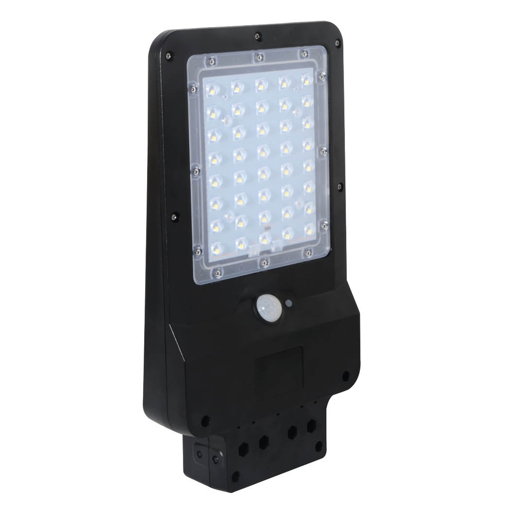 Farola solar LED Ornes con sensor crepuscular y movimiento 15W 4000K IP65