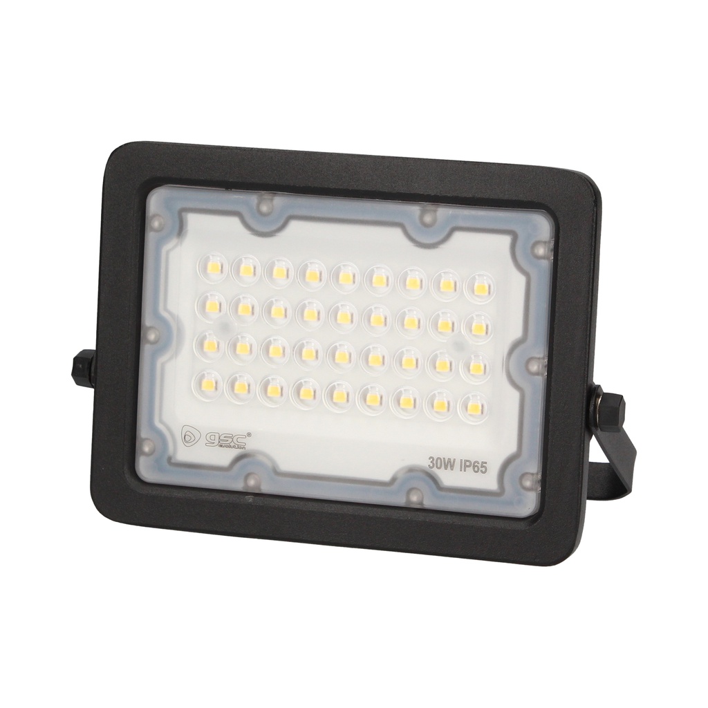 Proyector aluminio LED 30W 4000K IP65 Negro