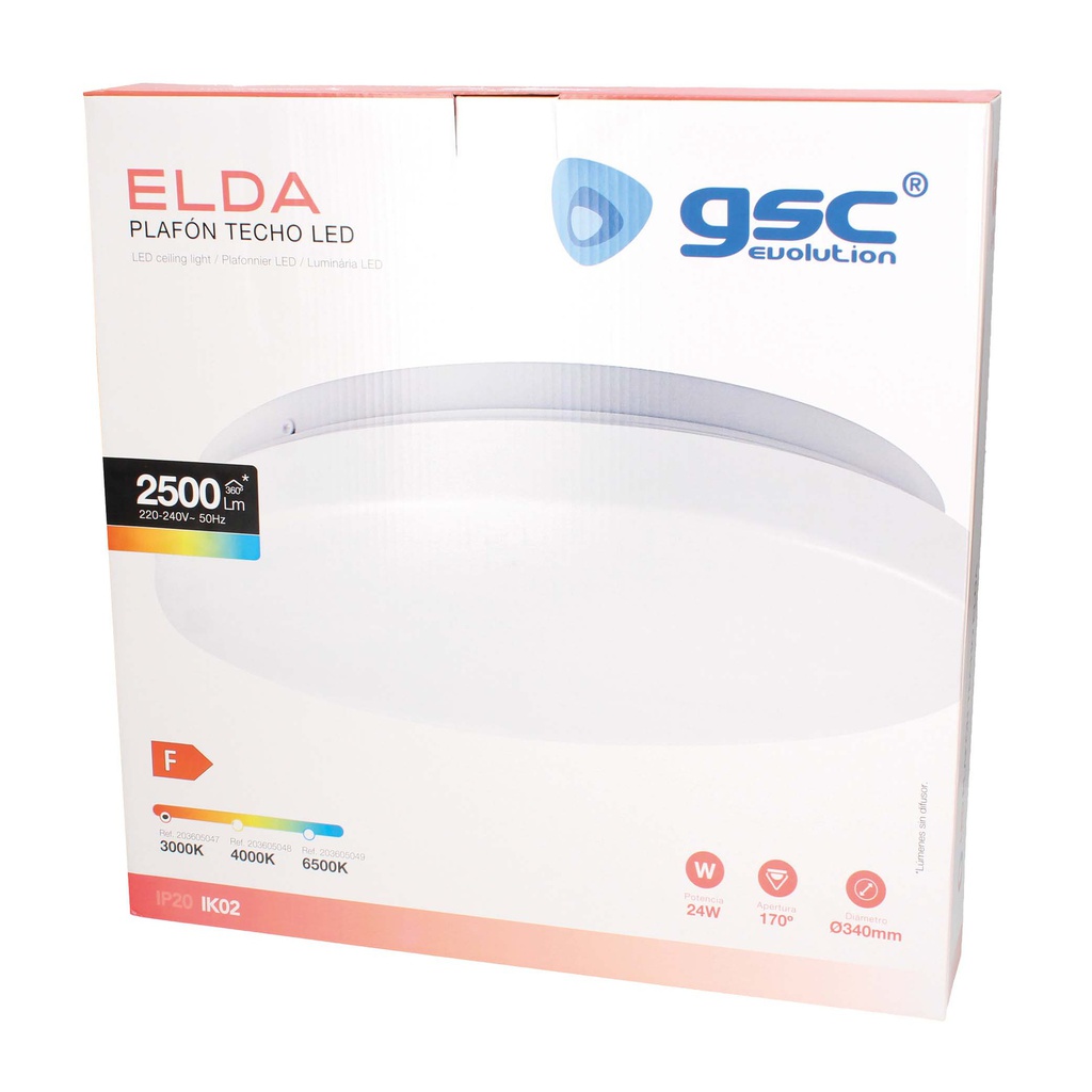 Plafón techo LED Elda 24W 3000K