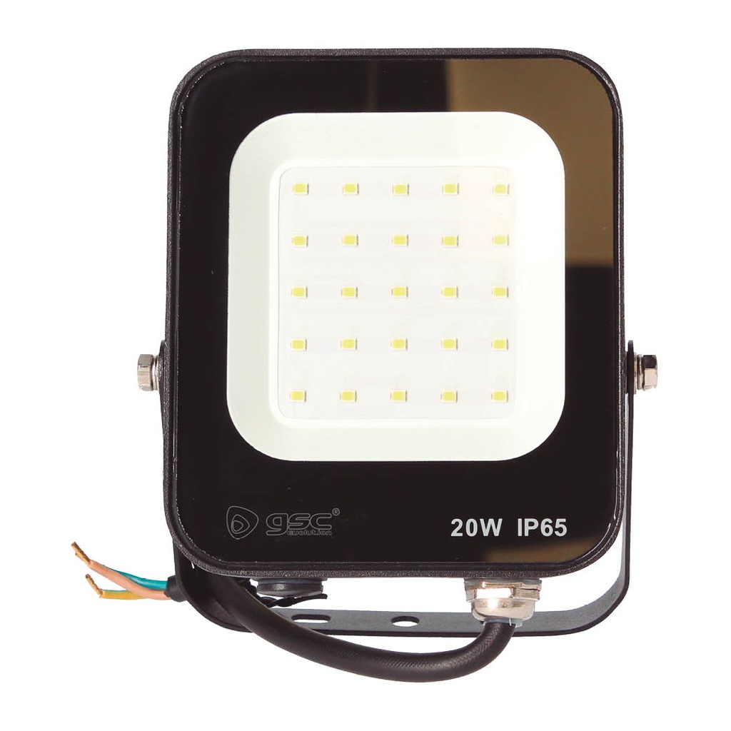 Proyector LED Serie Tandur 20W 6500K IP65 Negro