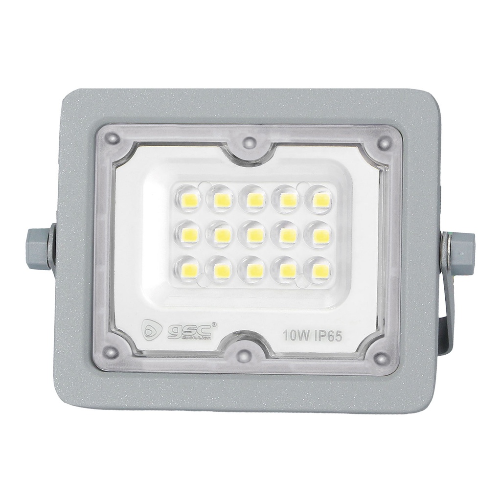 Proyector aluminio LED 10W 6500K IP65 Gris